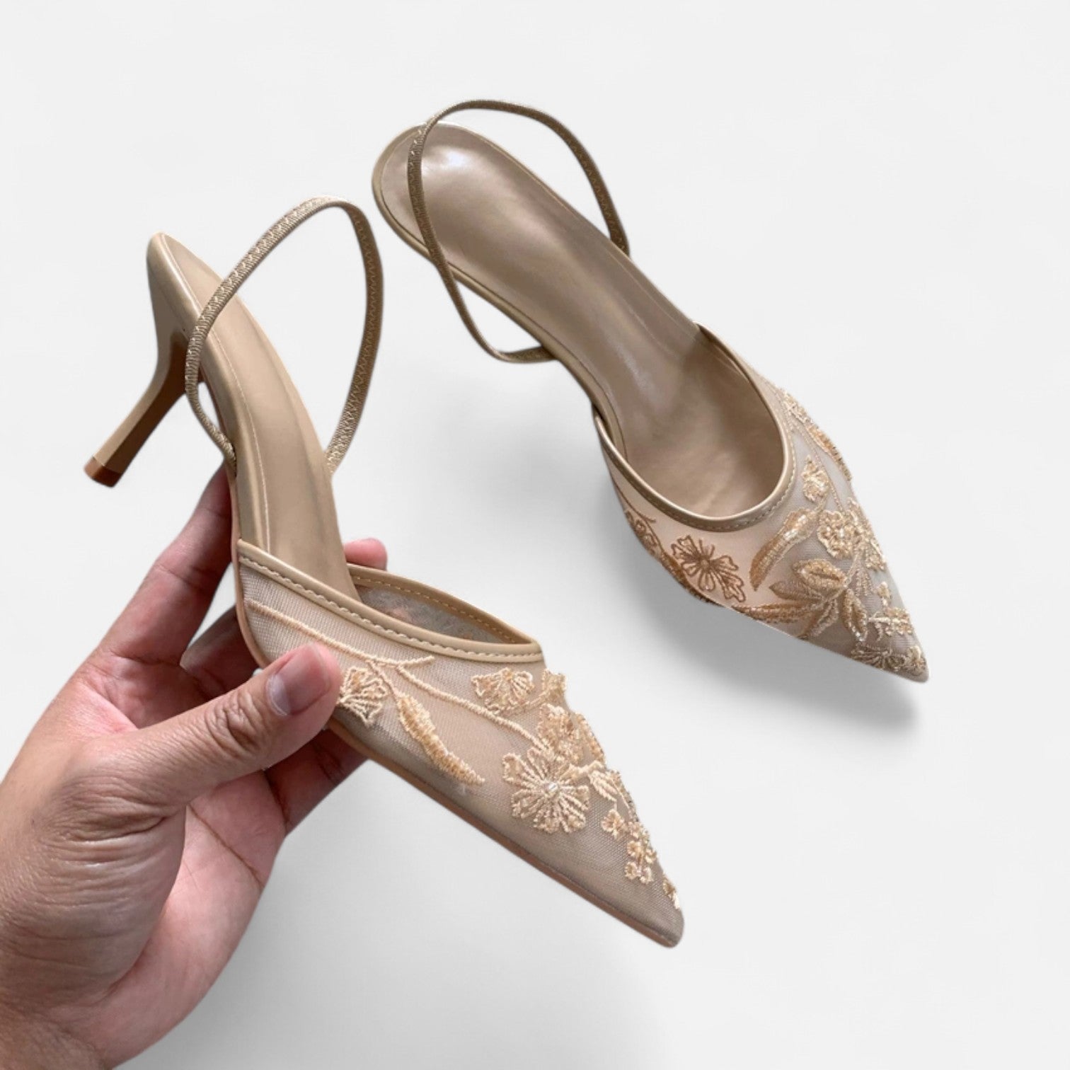 AVANTI – WOMEN'S BEADED POINTED-TOE HEELS