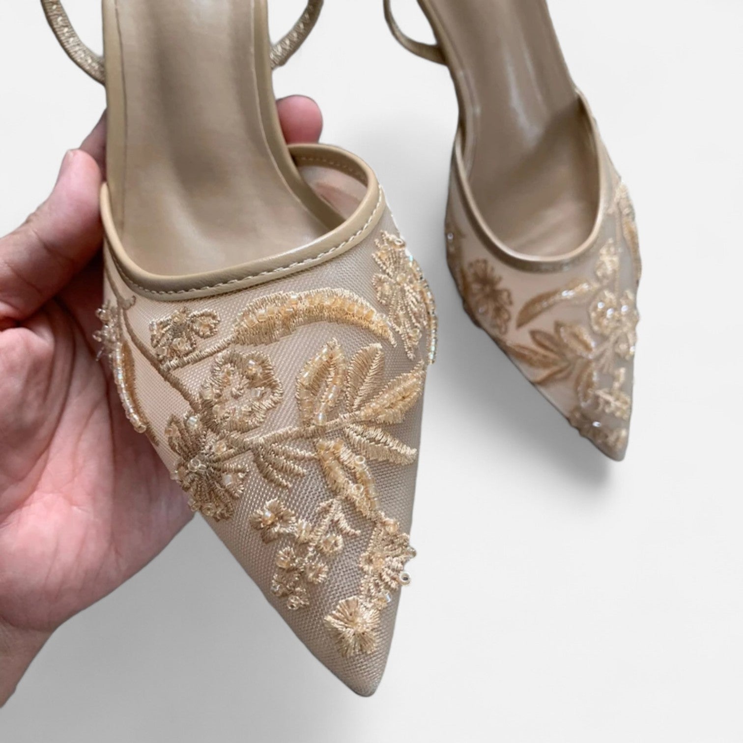 AVANTI – WOMEN'S BEADED POINTED-TOE HEELS