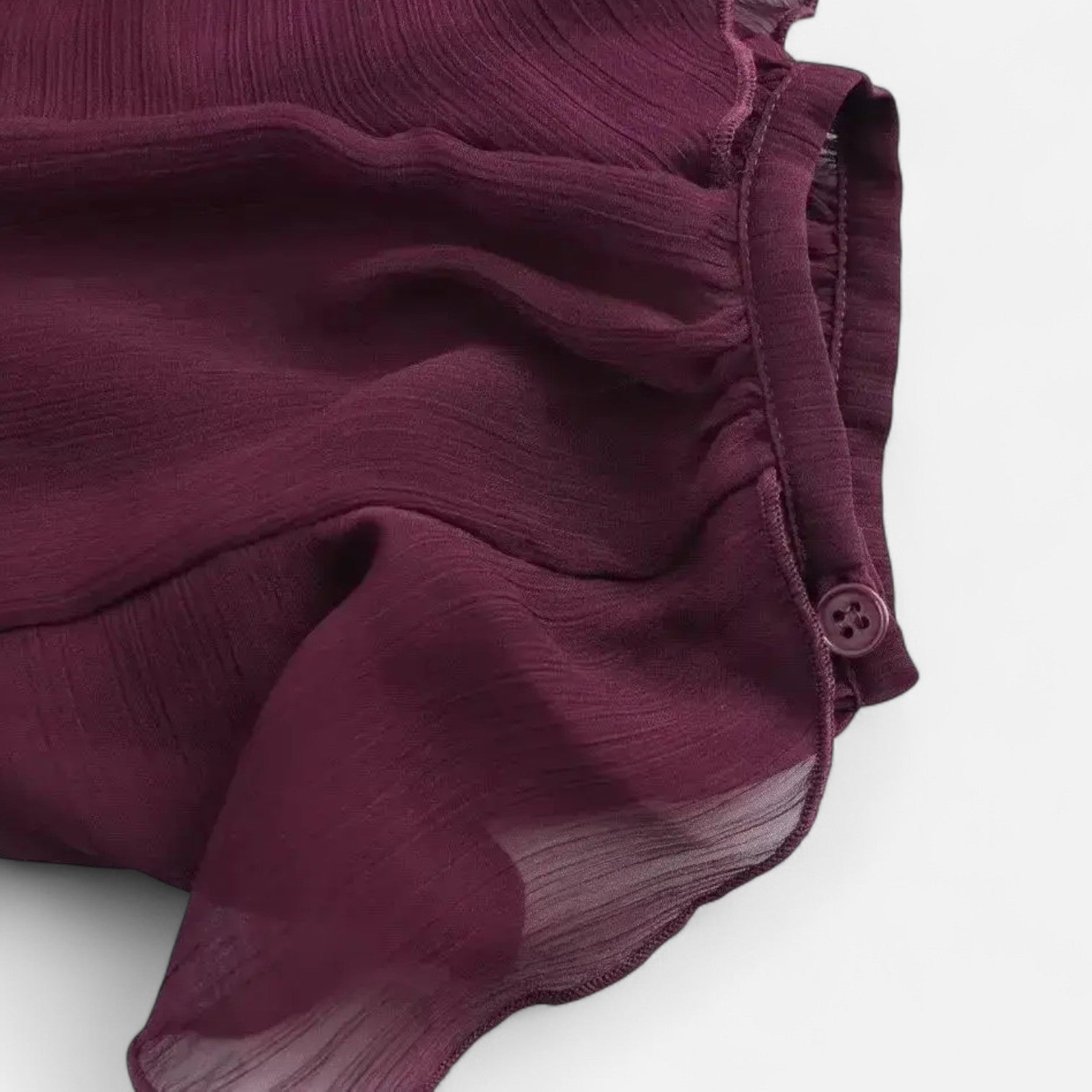 AVANTI – WOMEN'S SHEER RUFFLE BLOUSE