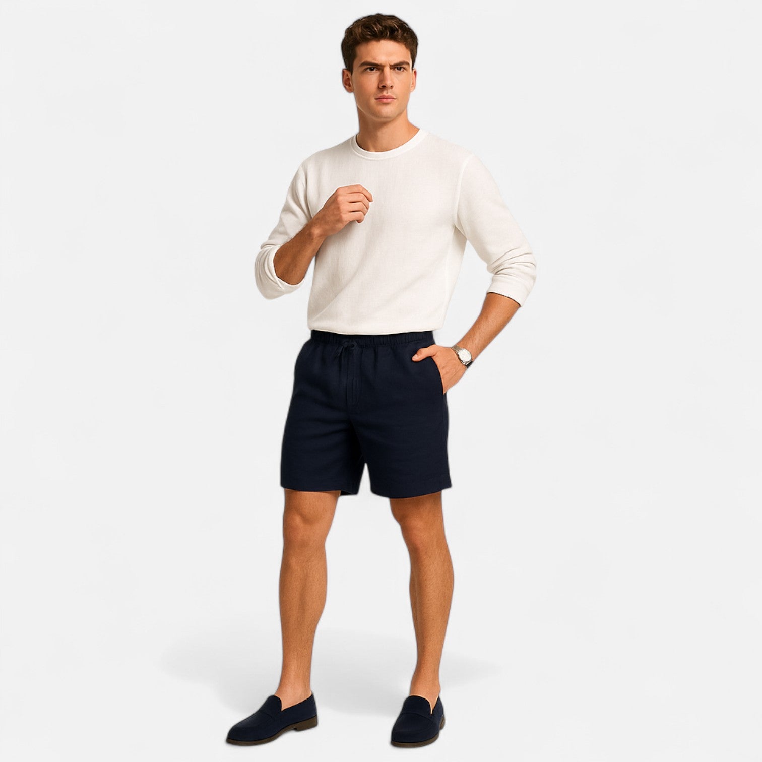 AVANTI – MEN'S LINEN SHORTS