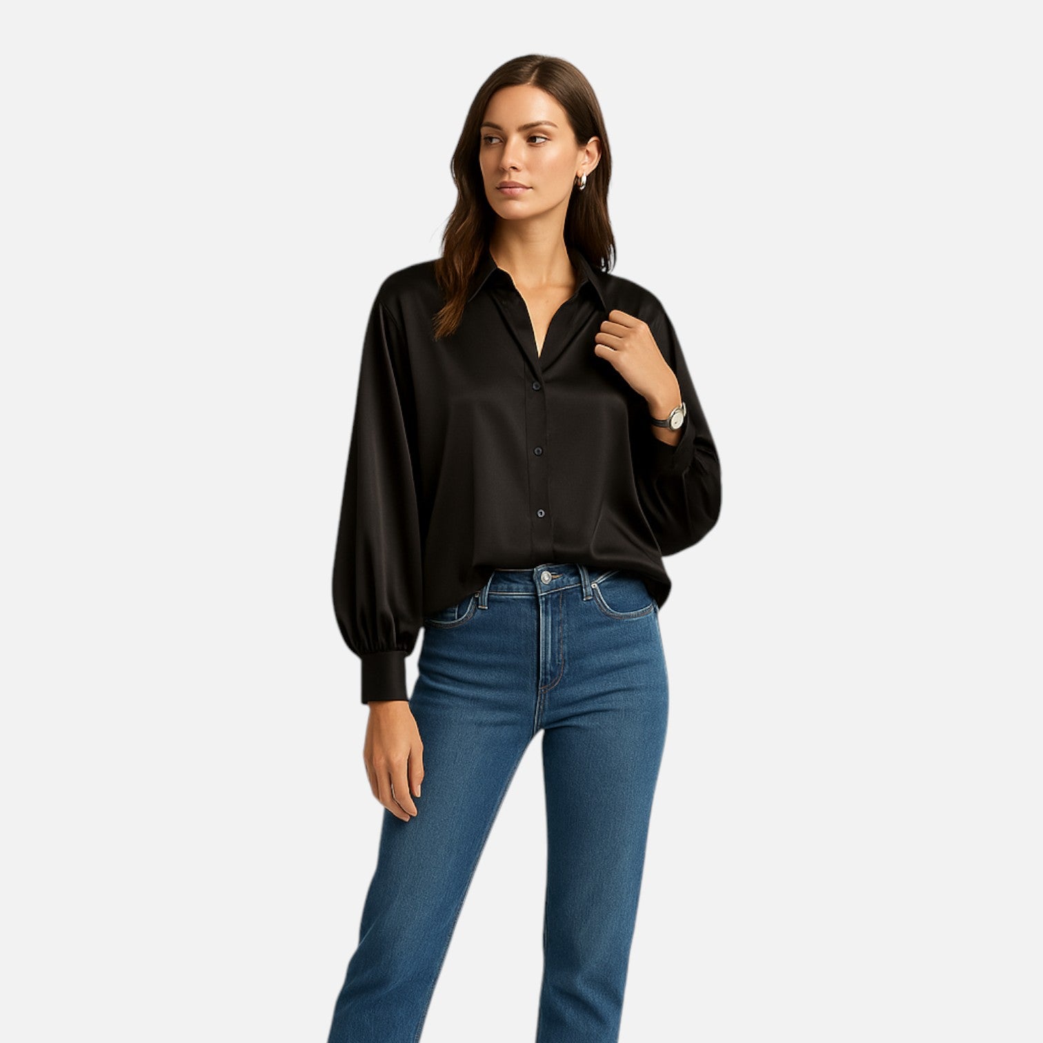 AVANTI – WOMEN'S SATIN BLOUSE