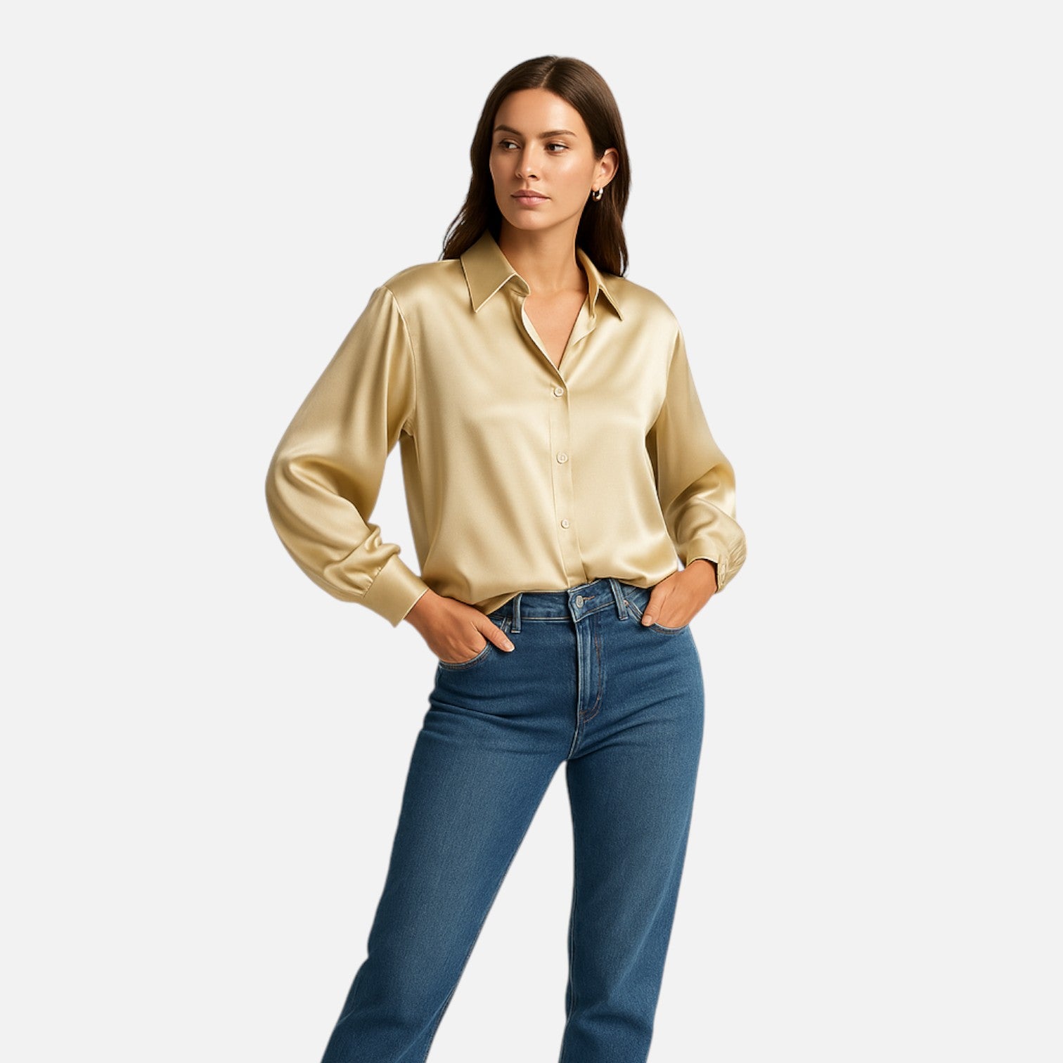 AVANTI – WOMEN'S SATIN BLOUSE
