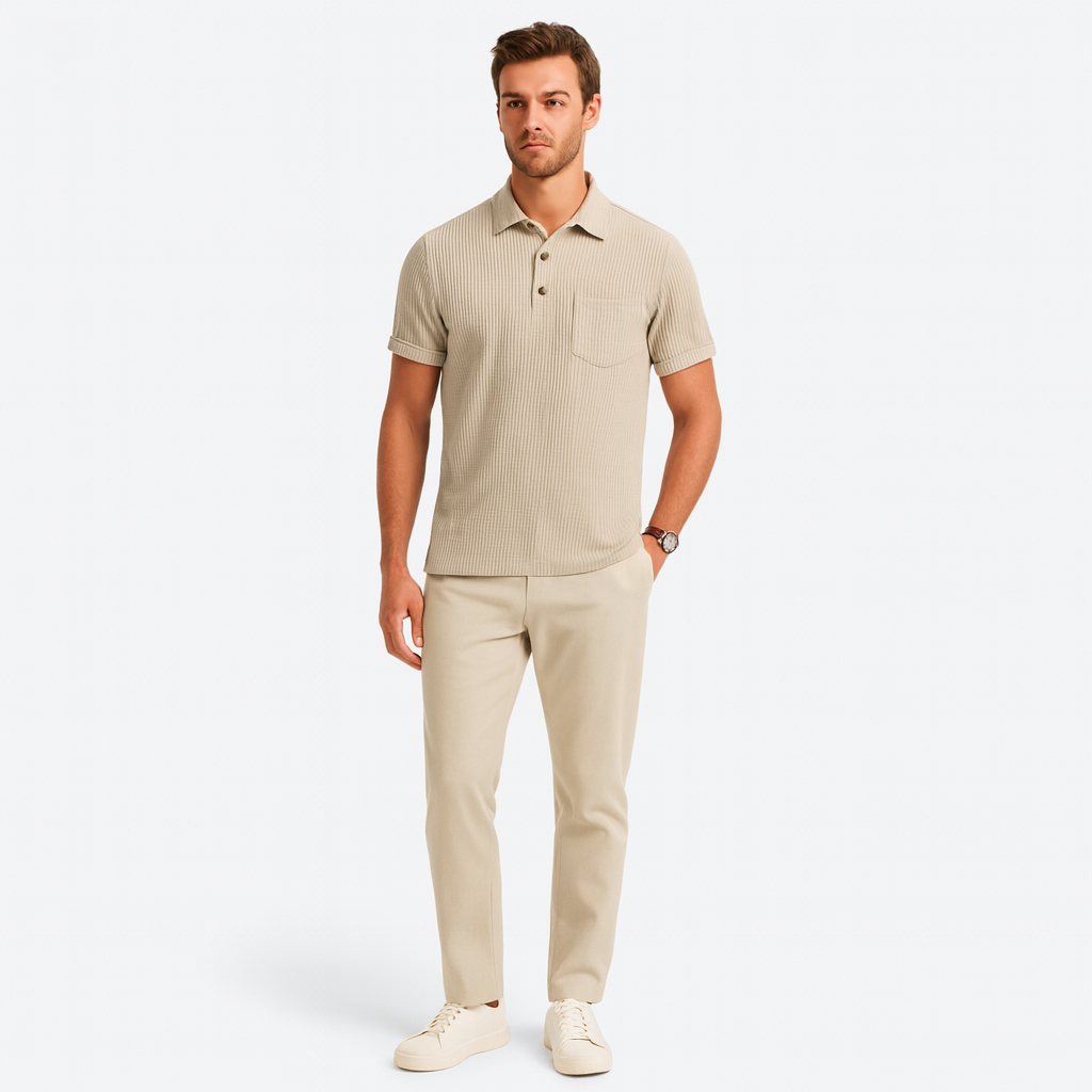 AVANTI – MEN'S LINEN POLO