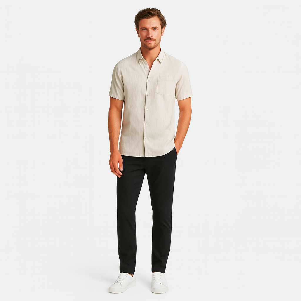 AVANTI – MEN'S CANNES LINEN SHIRT (SHORTSLEEVE)