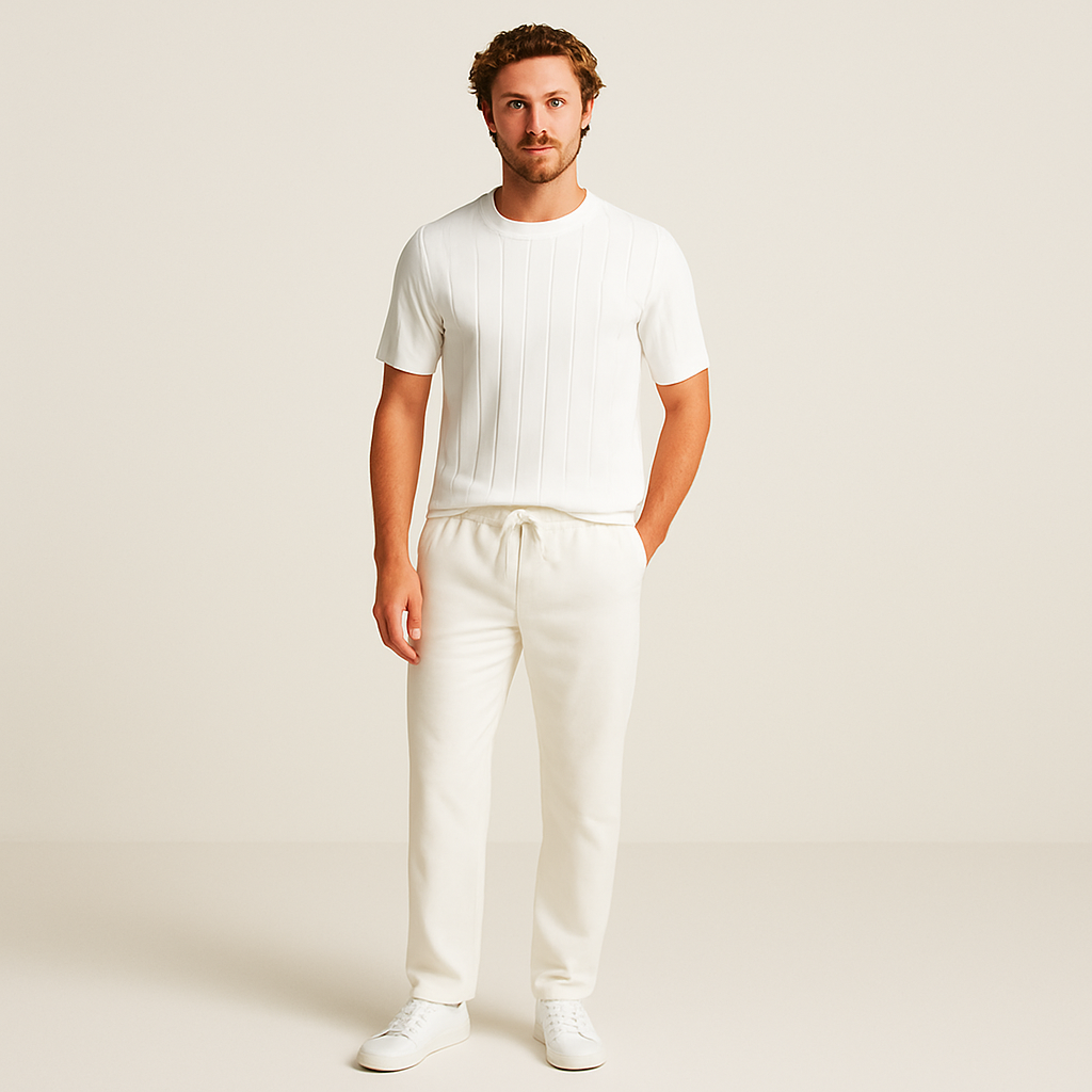 AVANTI – MEN'S CLASSIC HEAVY STRIPED T-SHIRT