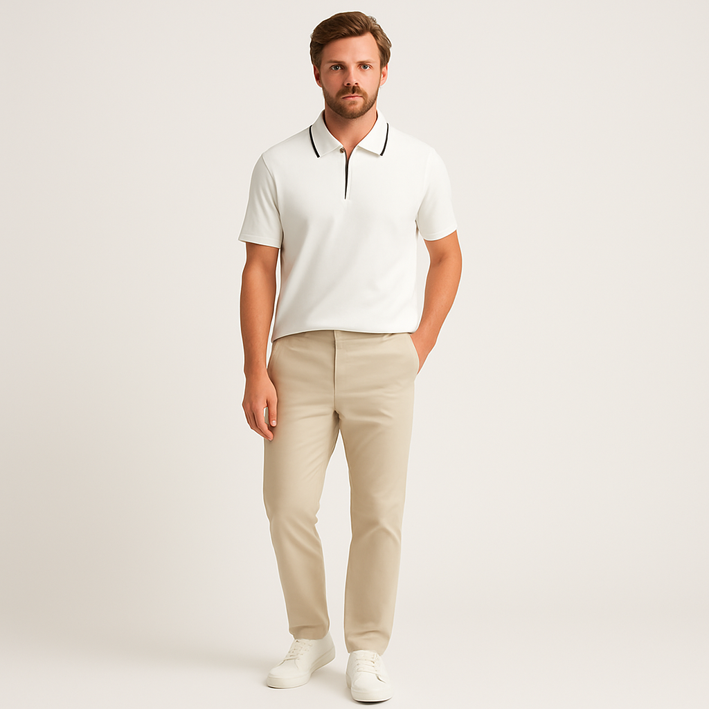 AVANTI – MEN'S RIDGEWAY ZIP POLO