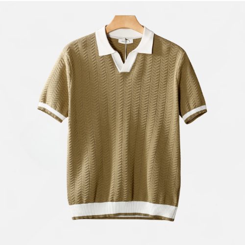 AVANTI – MEN'S CONTRAST TEXTURED POLO