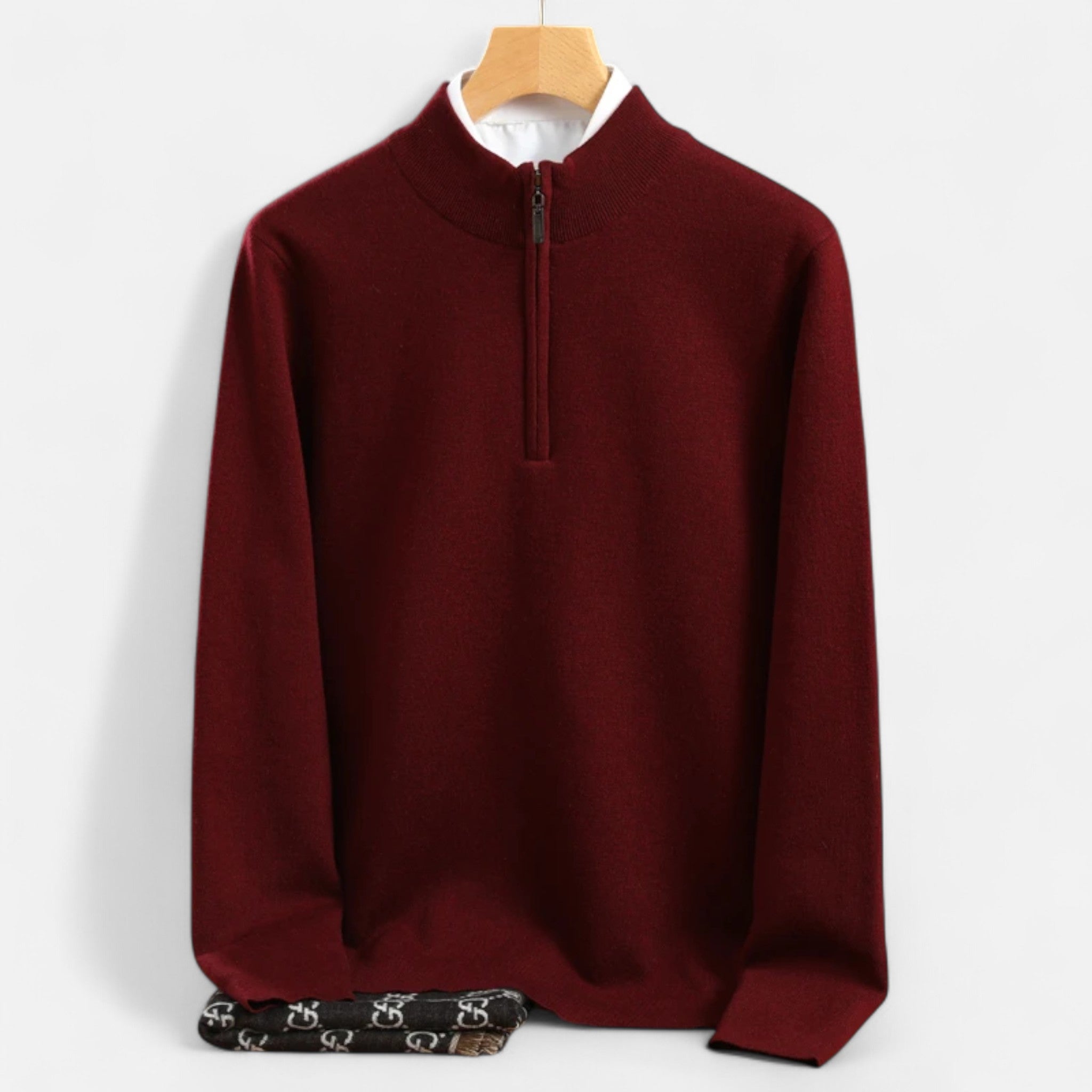 AVANTI – MEN’S WOOL ZIP UP SWEATER
