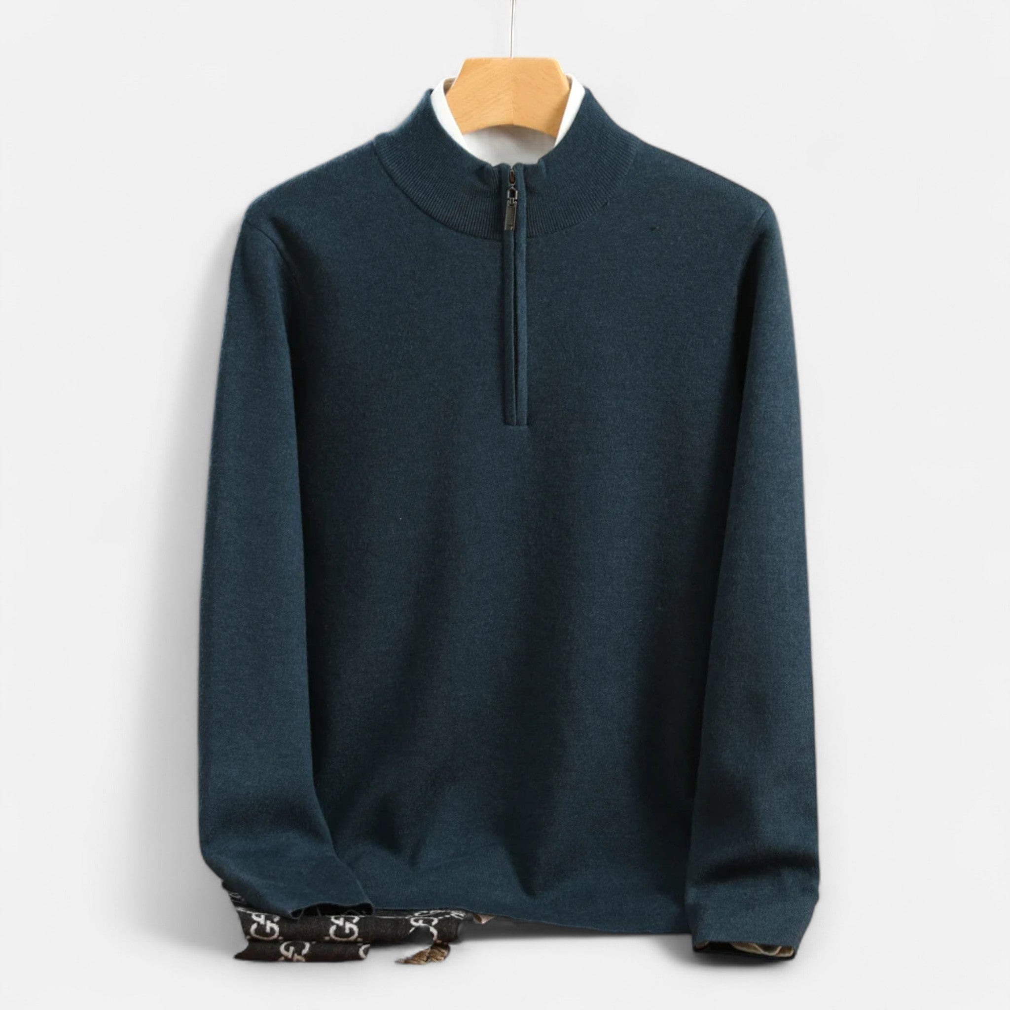 AVANTI – MEN’S WOOL ZIP UP SWEATER