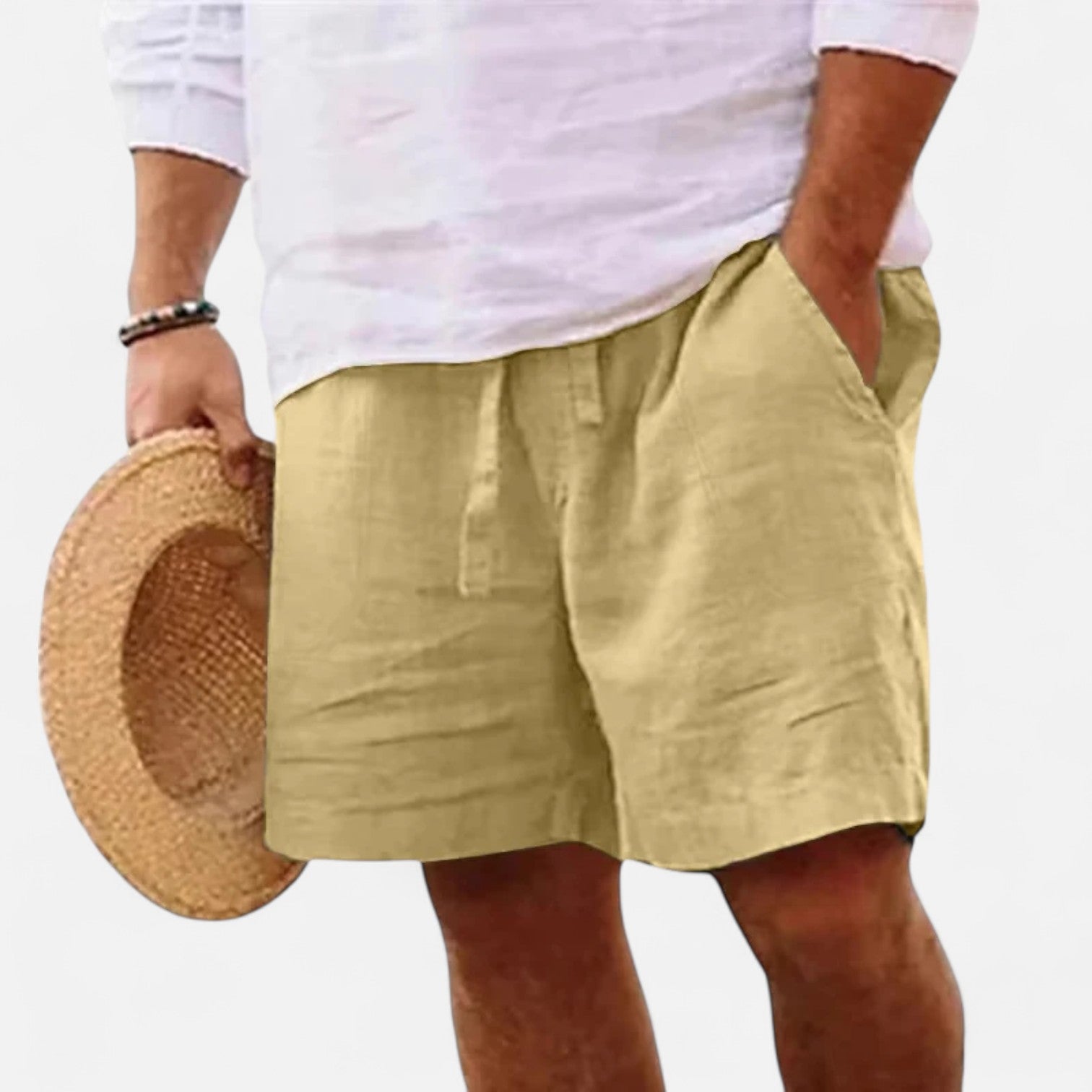 AVANTI – MEN'S LINEN SHORTS