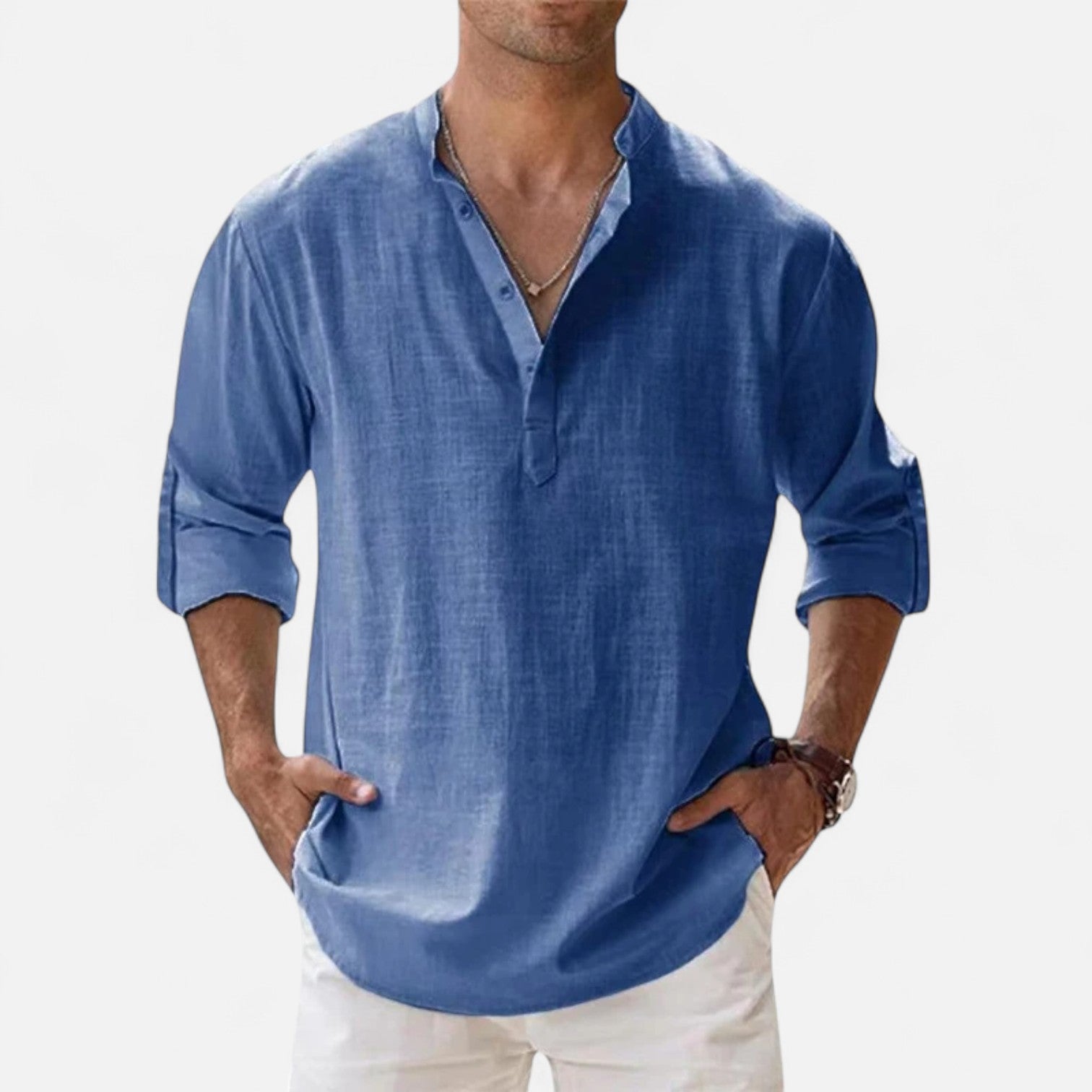 AVANTI – MEN'S LINEN RESORT SHIRT