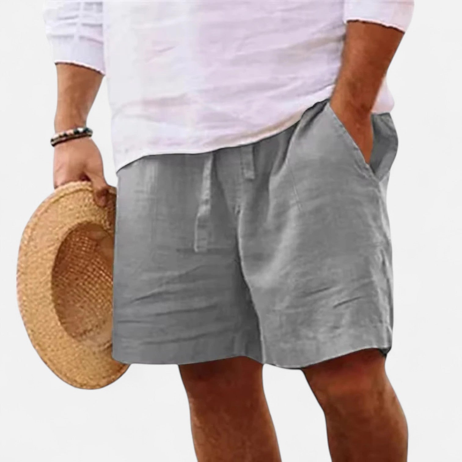 AVANTI – MEN'S LINEN SHORTS