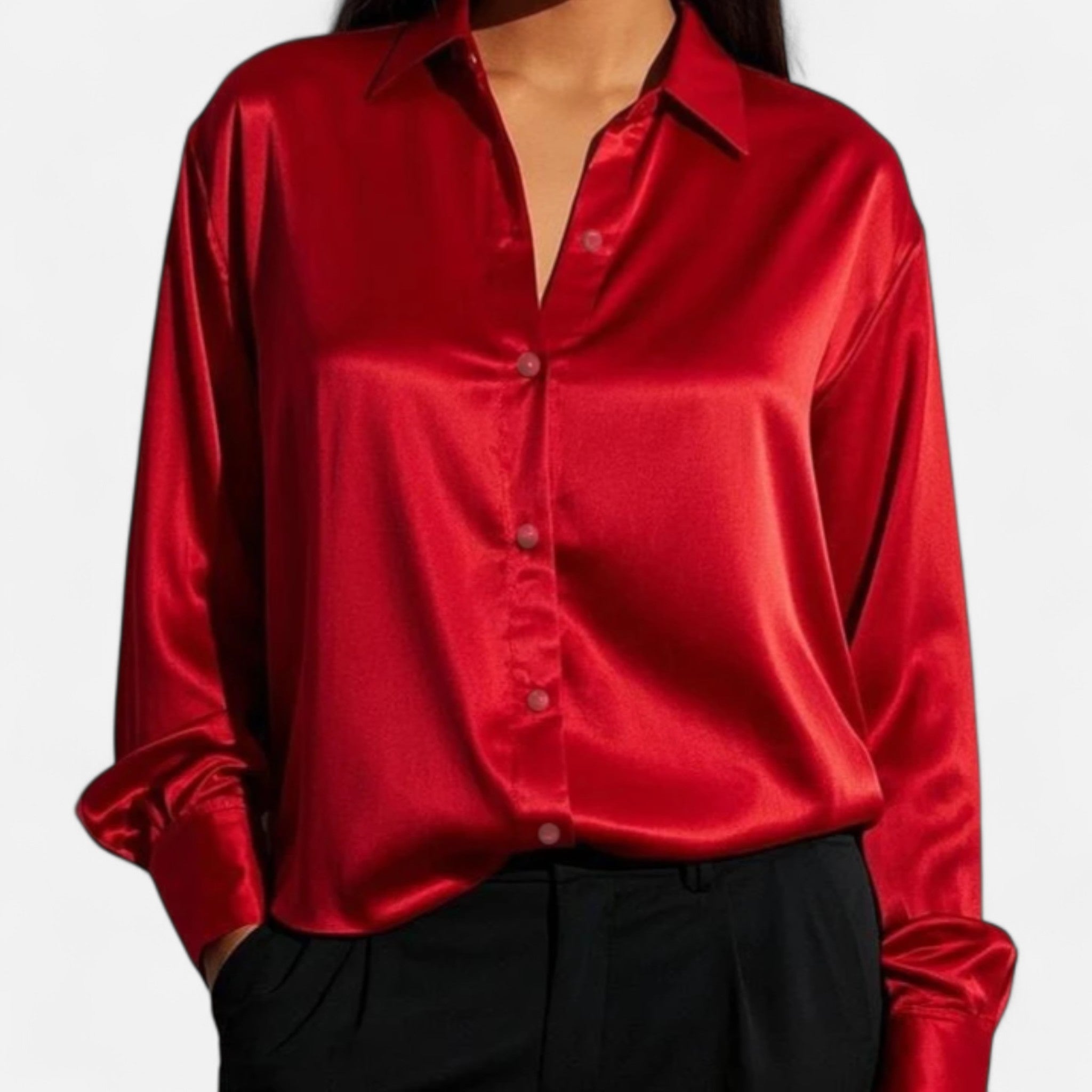 AVANTI – WOMEN'S CHIC SATIN BLOUSE
