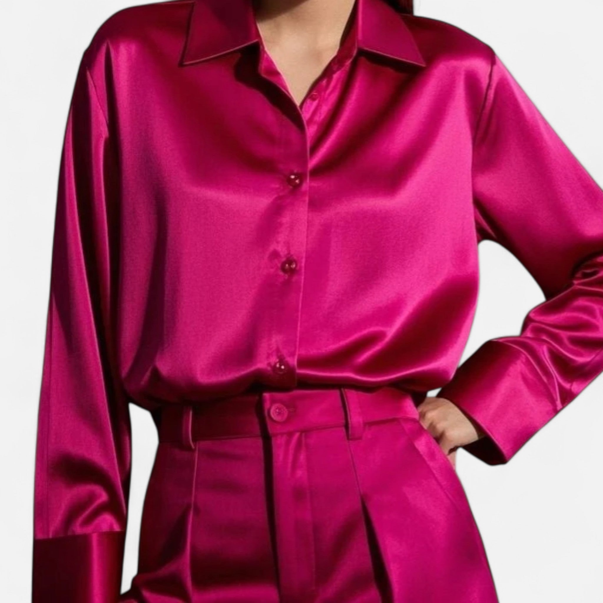 AVANTI – WOMEN'S CHIC SATIN BLOUSE