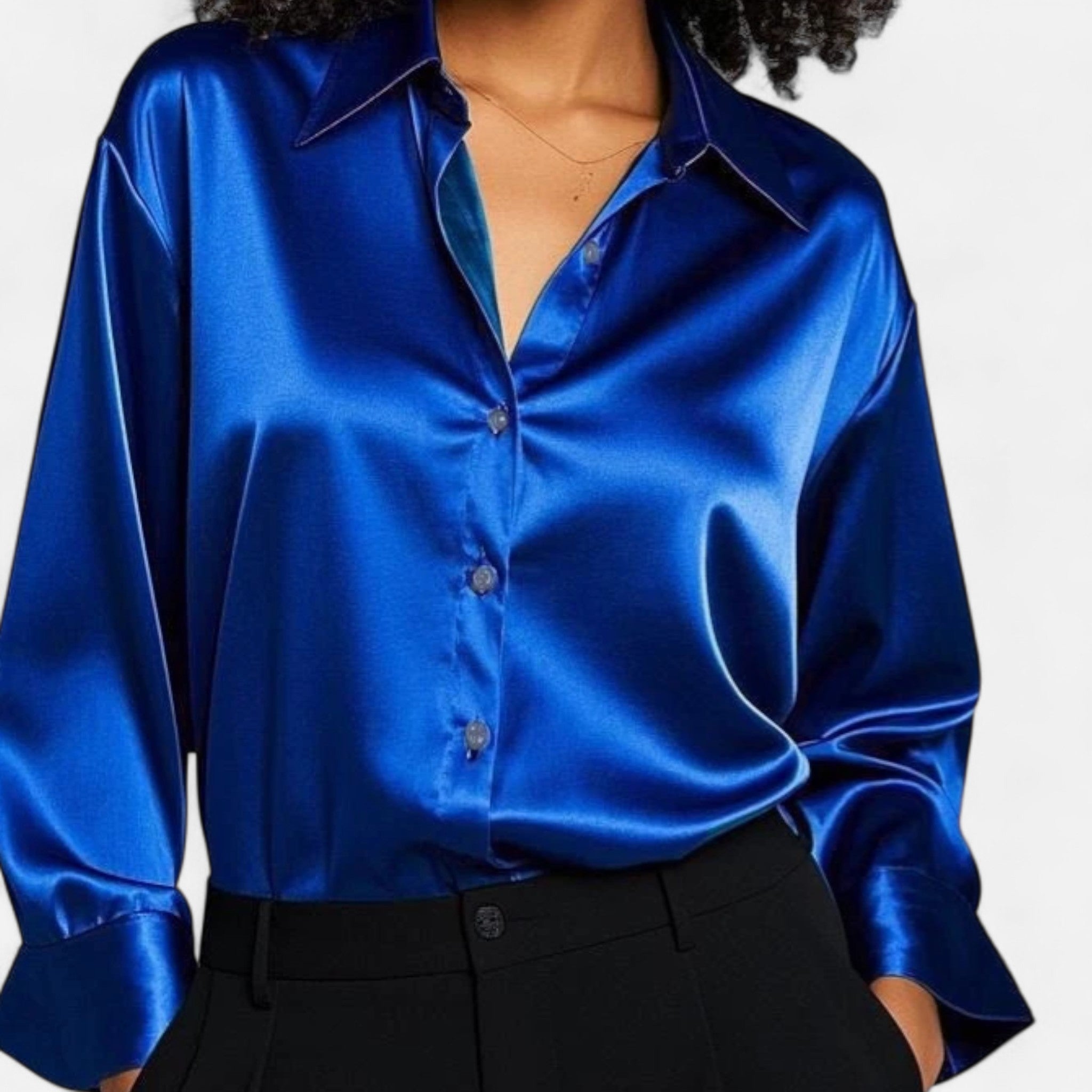 AVANTI – WOMEN'S CHIC SATIN BLOUSE