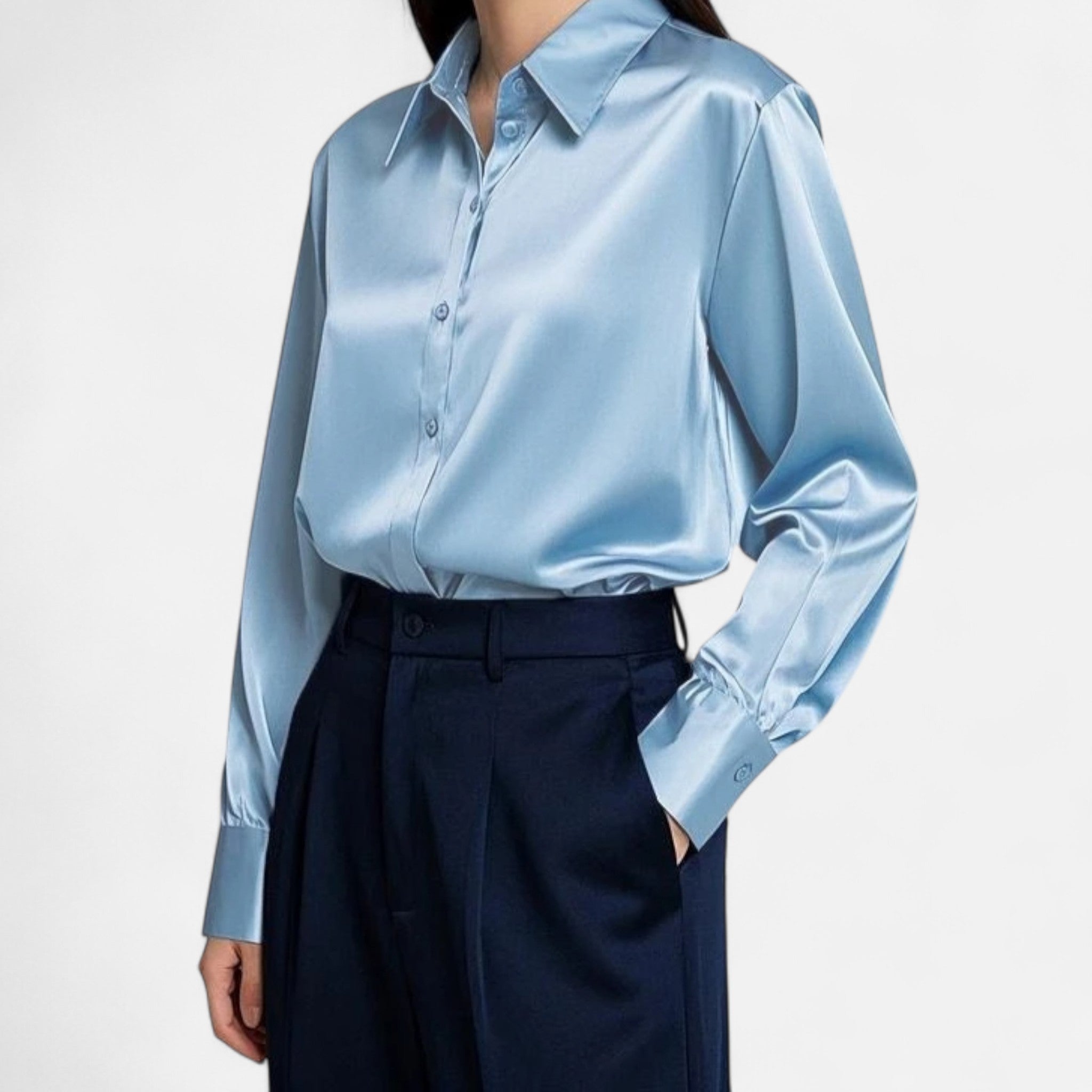 AVANTI – WOMEN'S CHIC SATIN BLOUSE