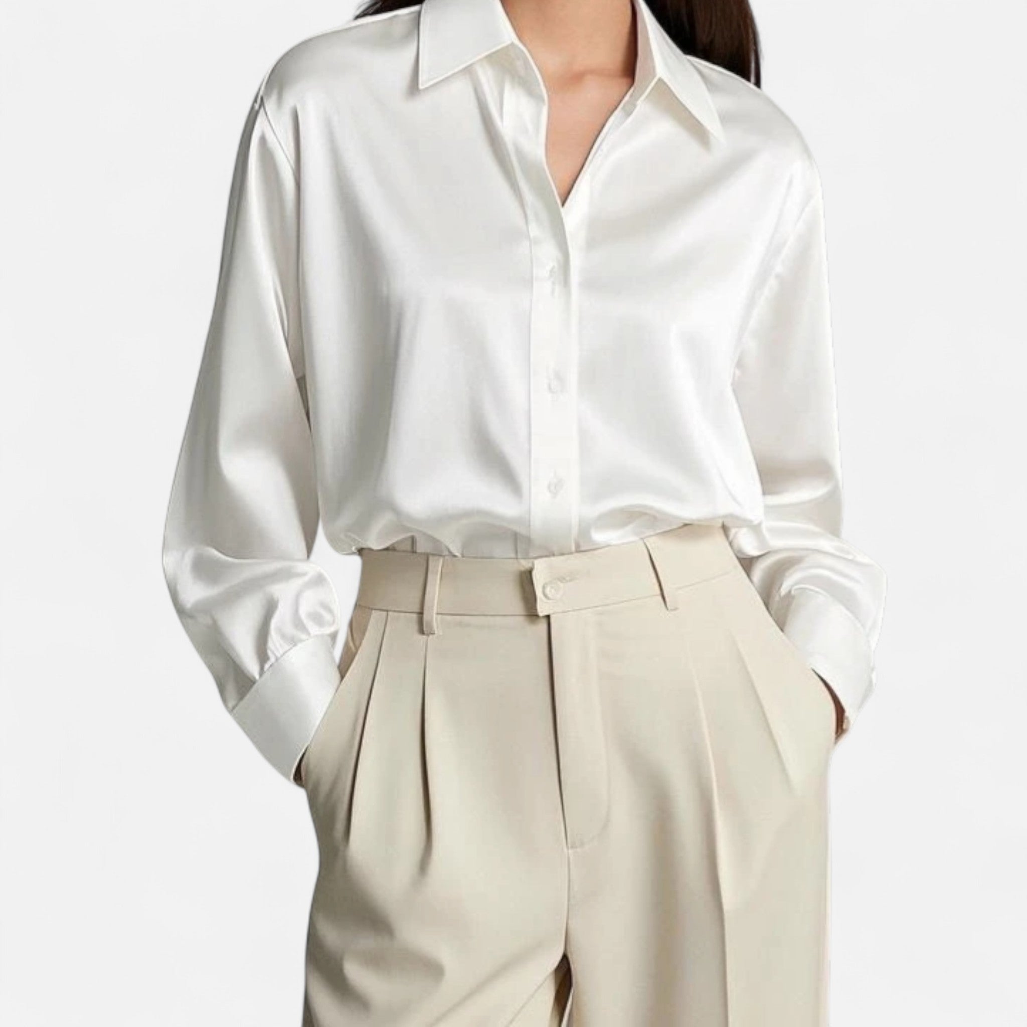 AVANTI – WOMEN'S CHIC SATIN BLOUSE