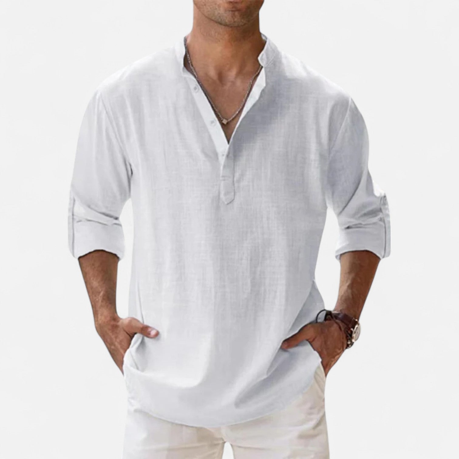 AVANTI – MEN'S LINEN RESORT SHIRT