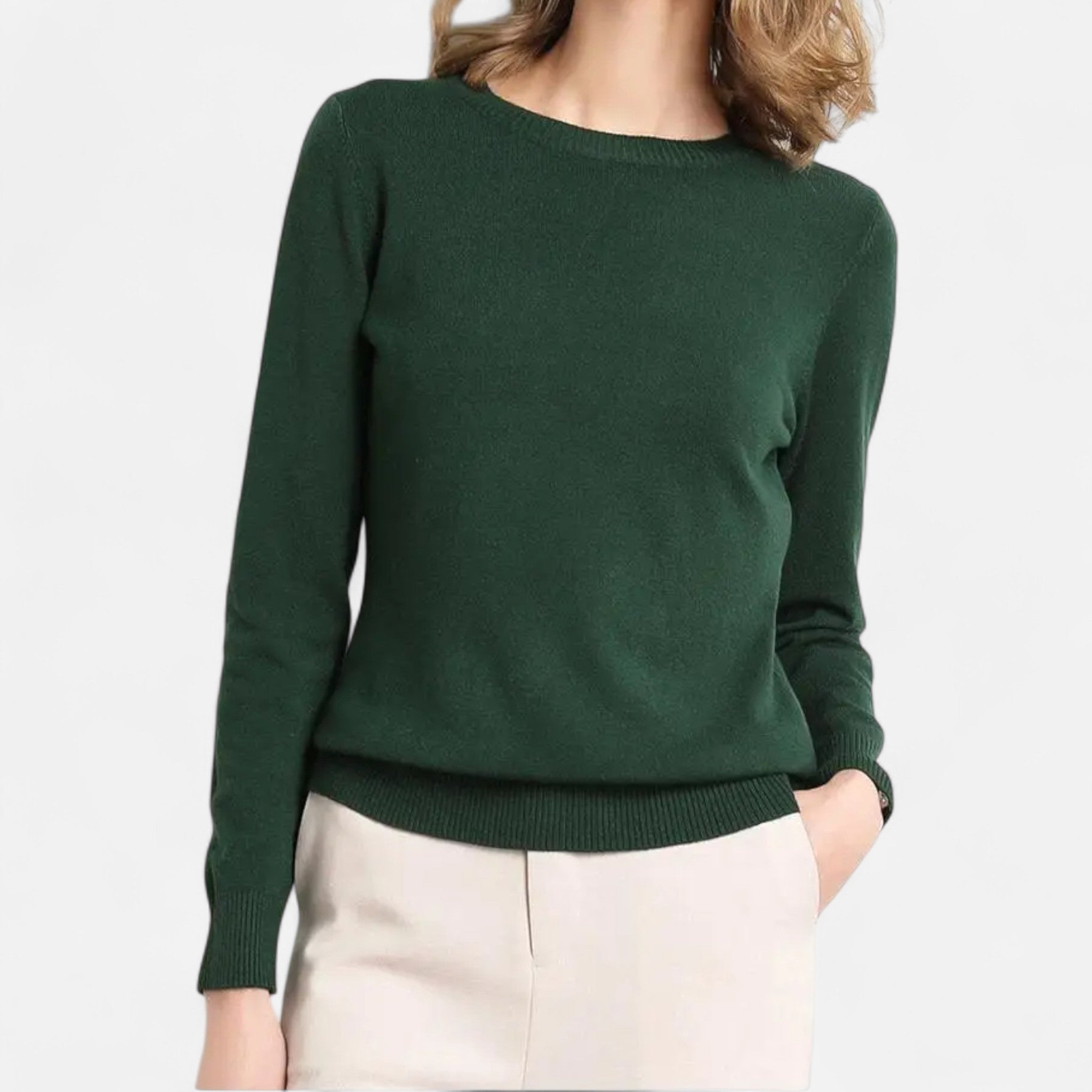 AVANTI – WOMEN’S WOOL O-NECK SWEATER