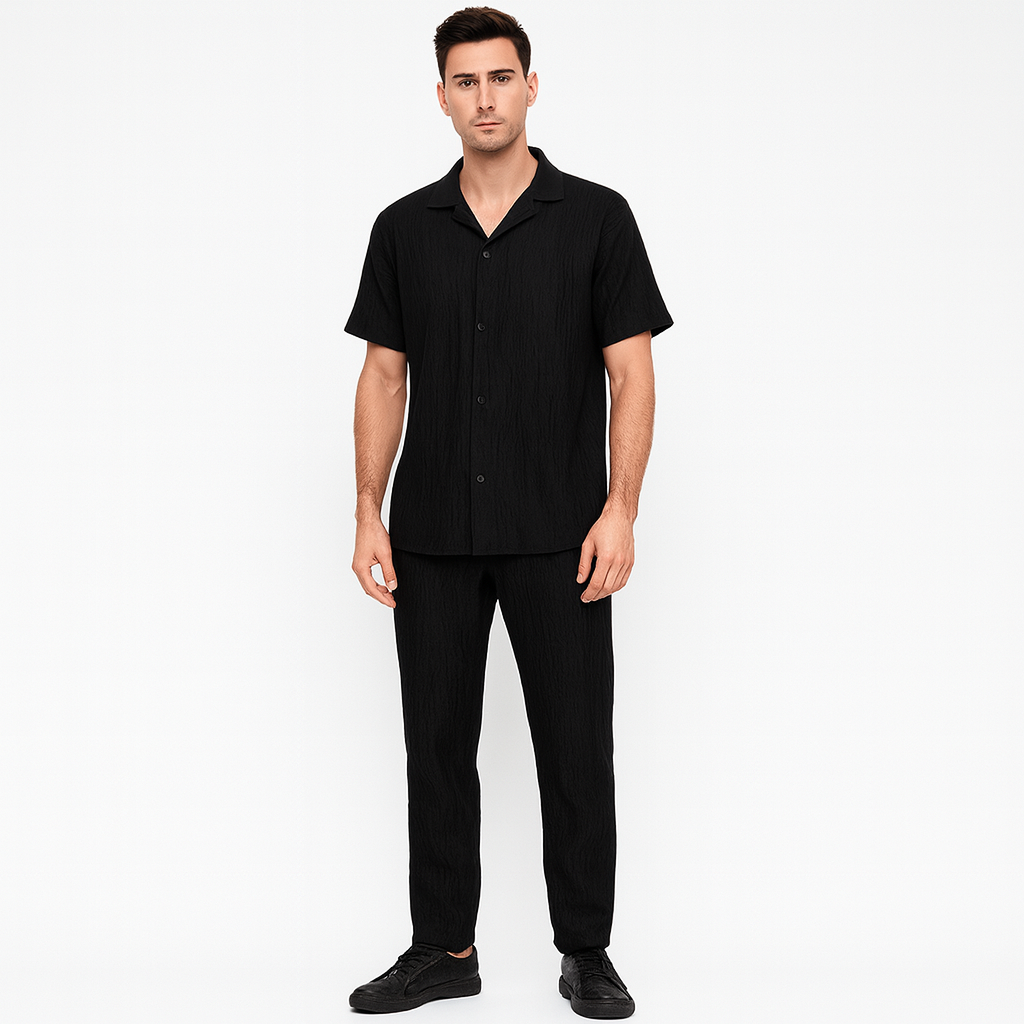 AVANTI – MEN'S COTTON POLO & PANTALON SET