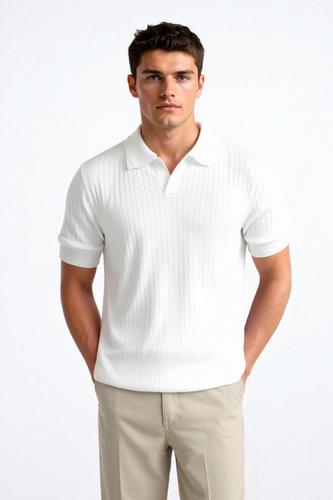 AVANTI – MEN'S RIBBED COTTON POLO