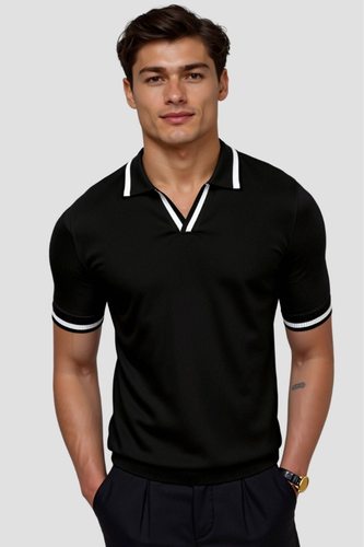 AVANTI – MEN'S CONTRAST SLIM FITTED POLO