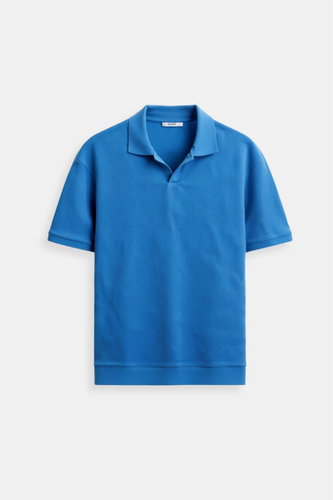 AVANTI – MEN'S WOOLEN STRUCTURE POLO T-SHIRT