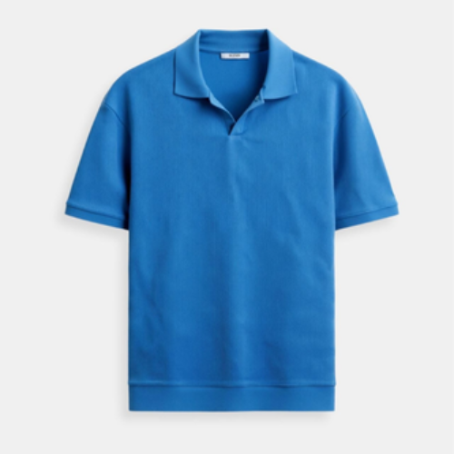 AVANTI – MEN'S WOOLEN STRUCTURE POLO T-SHIRT