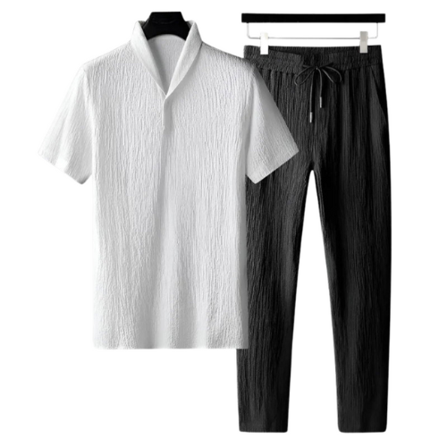 AVANTI – MEN'S COTTON POLO & PANTALON SET