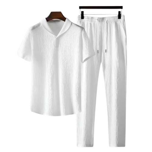 AVANTI – MEN'S COTTON POLO & PANTALON SET