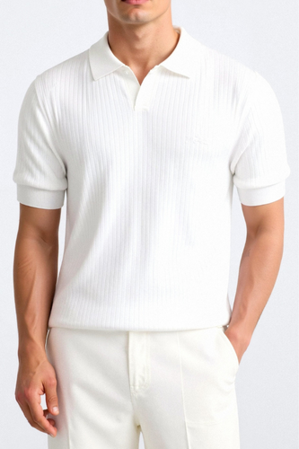 AVANTI – MEN'S RIBBED COTTON POLO