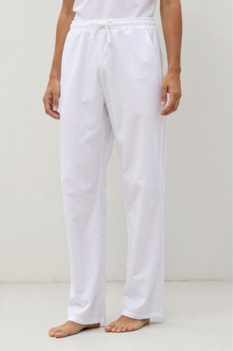AVANTI –  MEN'S COTTON & LINEN BLEND DRAWSTRING PANTS