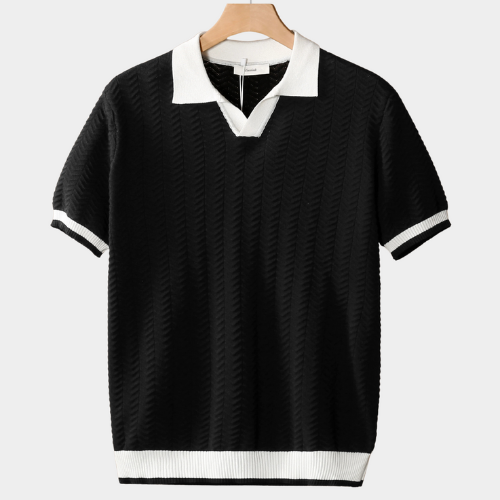 AVANTI – MEN'S CONTRAST TEXTURED POLO