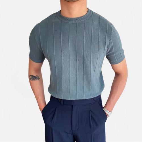 AVANTI – MEN'S RIBBED T-SHIRT